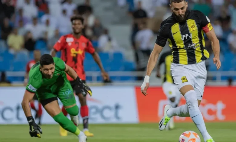 موقف كريم بنزيما من مباراة الاتحاد ضد الاتفاق - Scores