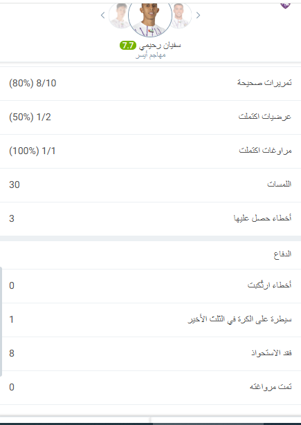 نتائج مباريات دوري الدرجة الأولى