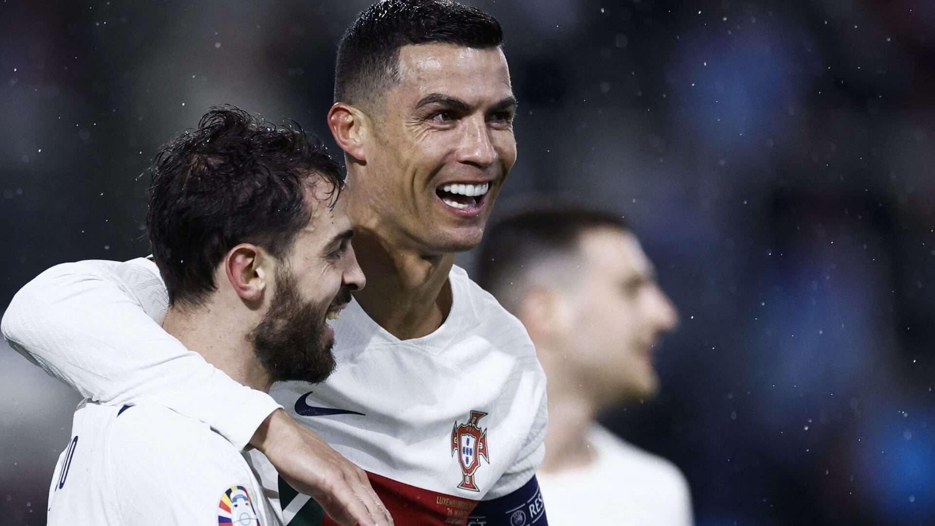 Cristiano Ronaldo Bernardo Silva Portugal Luxemburgo 26 03 2023