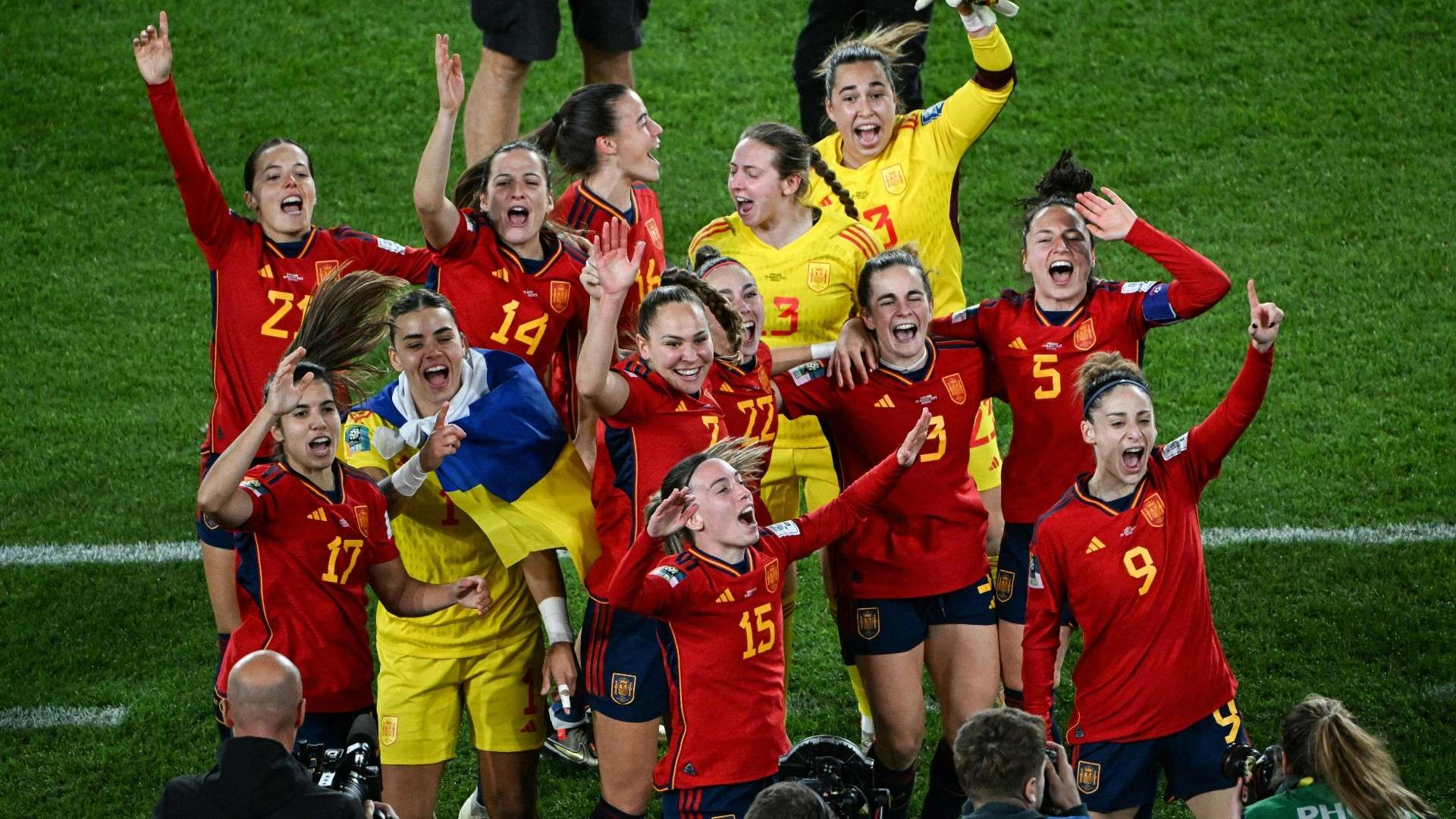 Spain Women celebrations Women