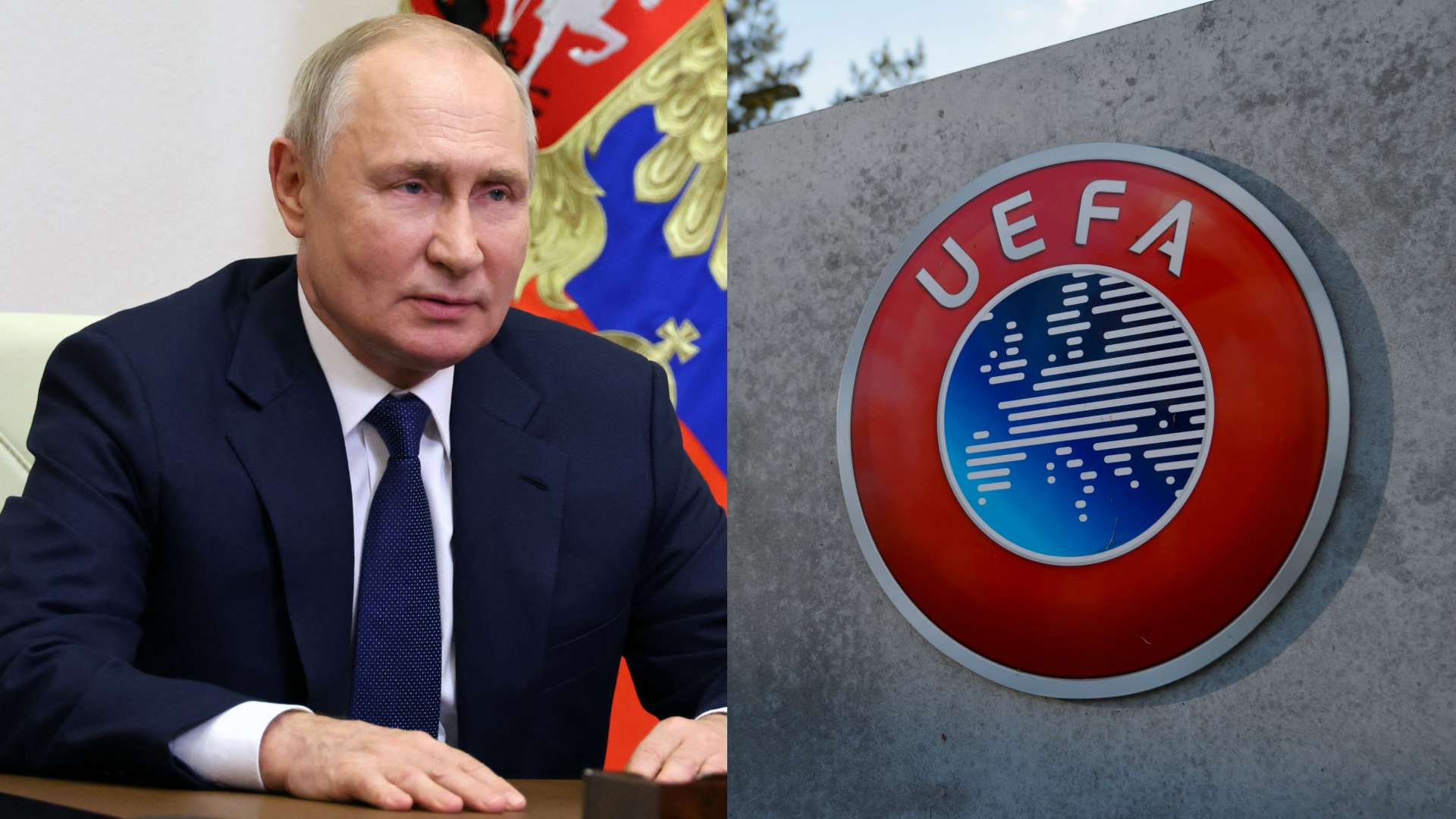 Vladimir Putin UEFA split