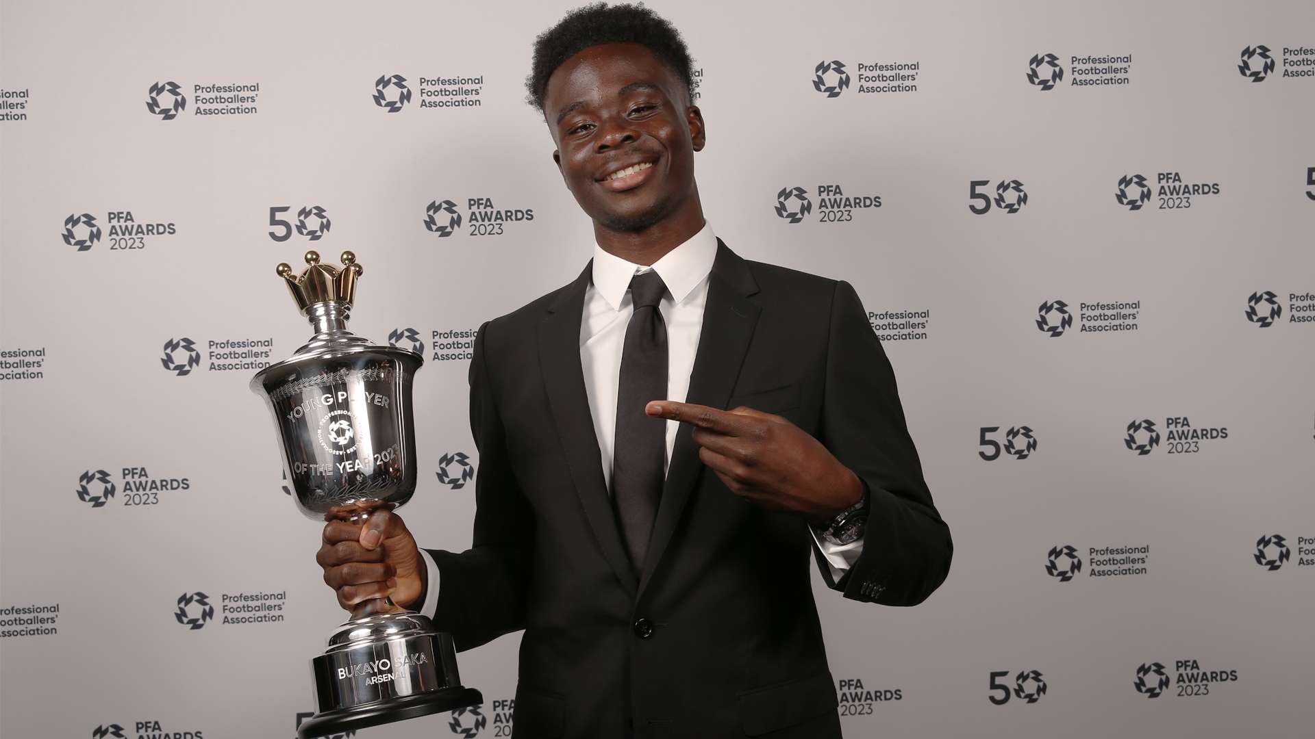 Bukayo Saka PFA Awards