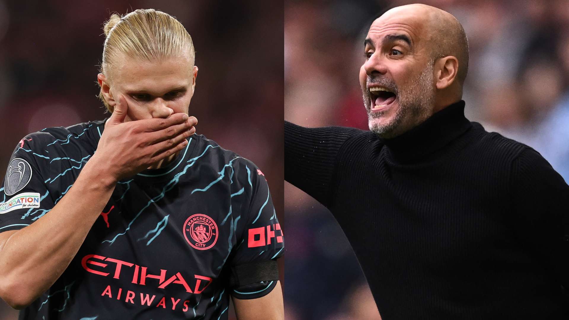 Haaland-Guardiola split