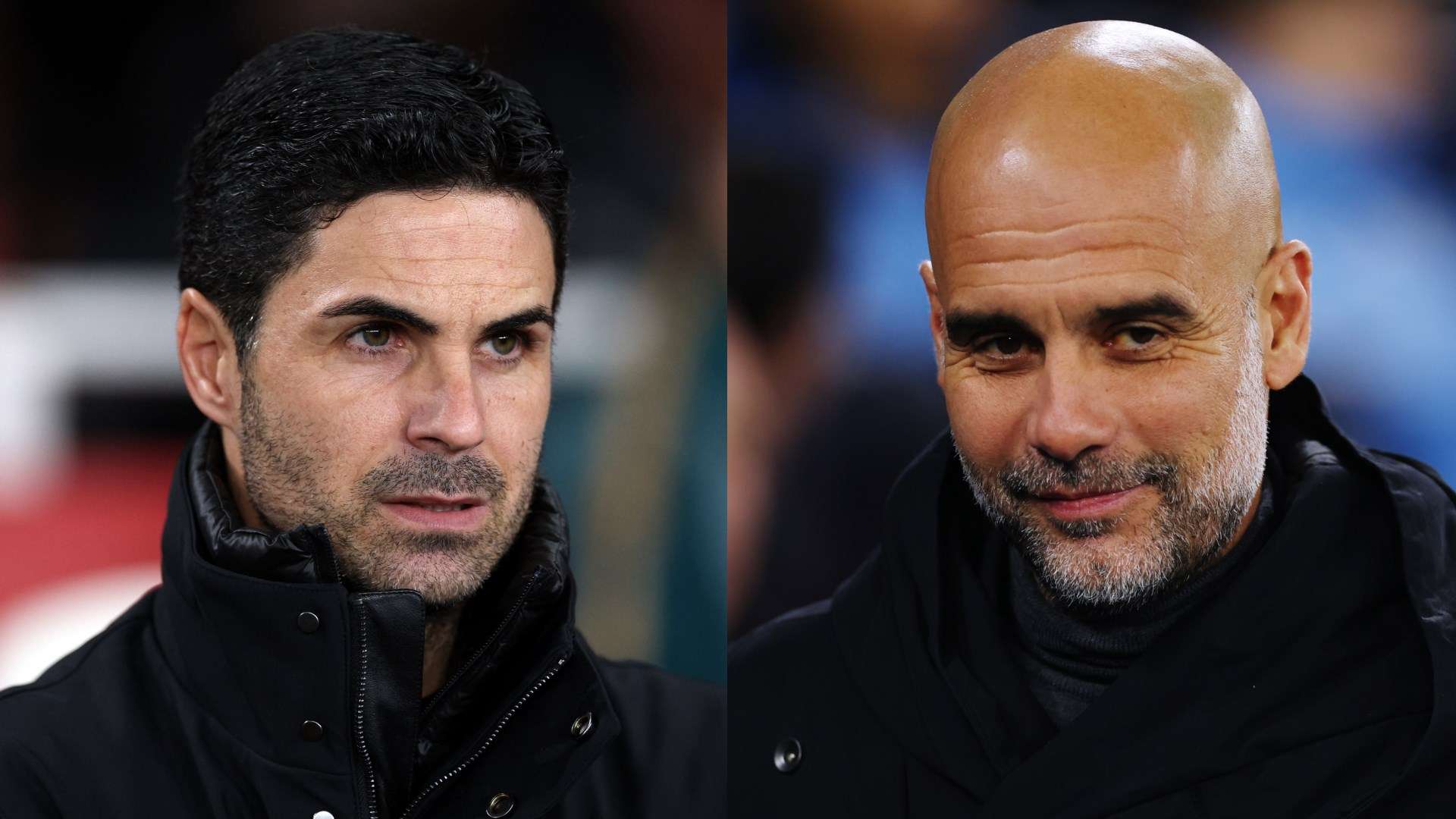 Mikel Arteta Arsenal Pep Guardiola Man City split