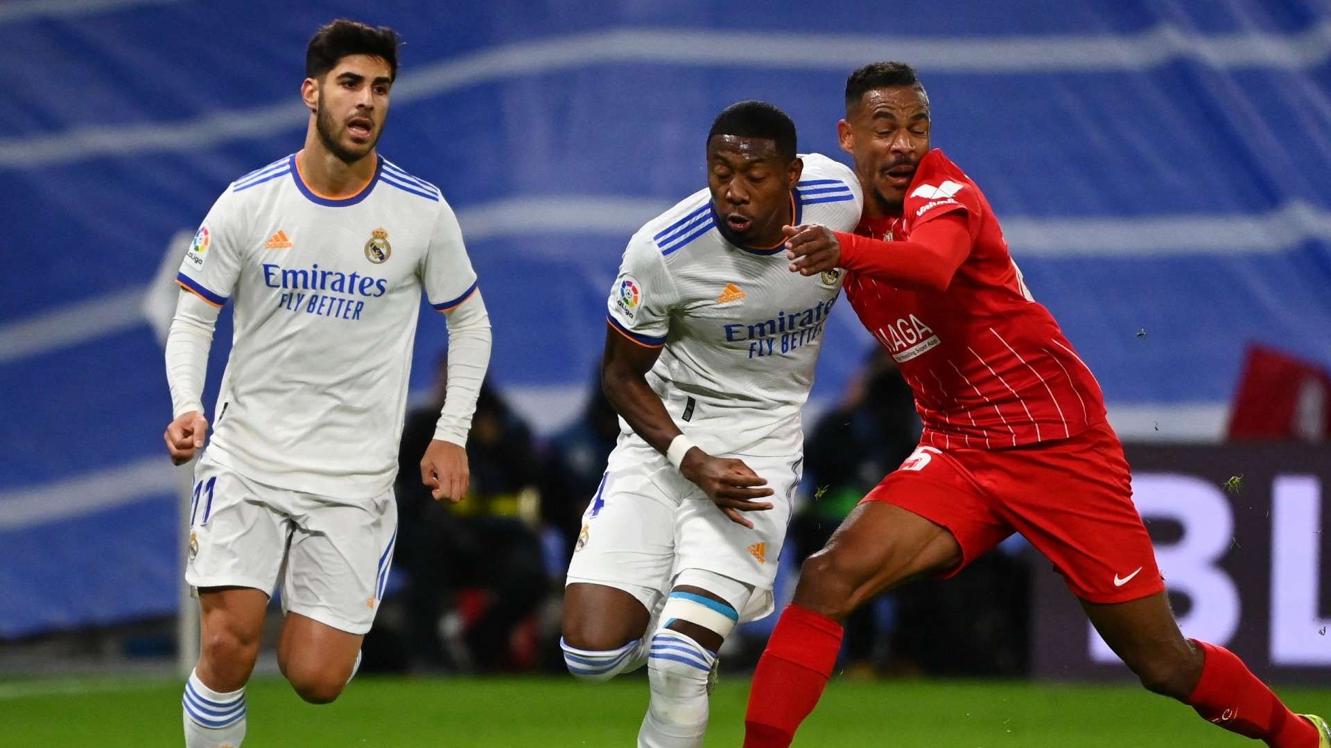 David Alaba Real Madrid vs Sevilla La Liga 2021-22