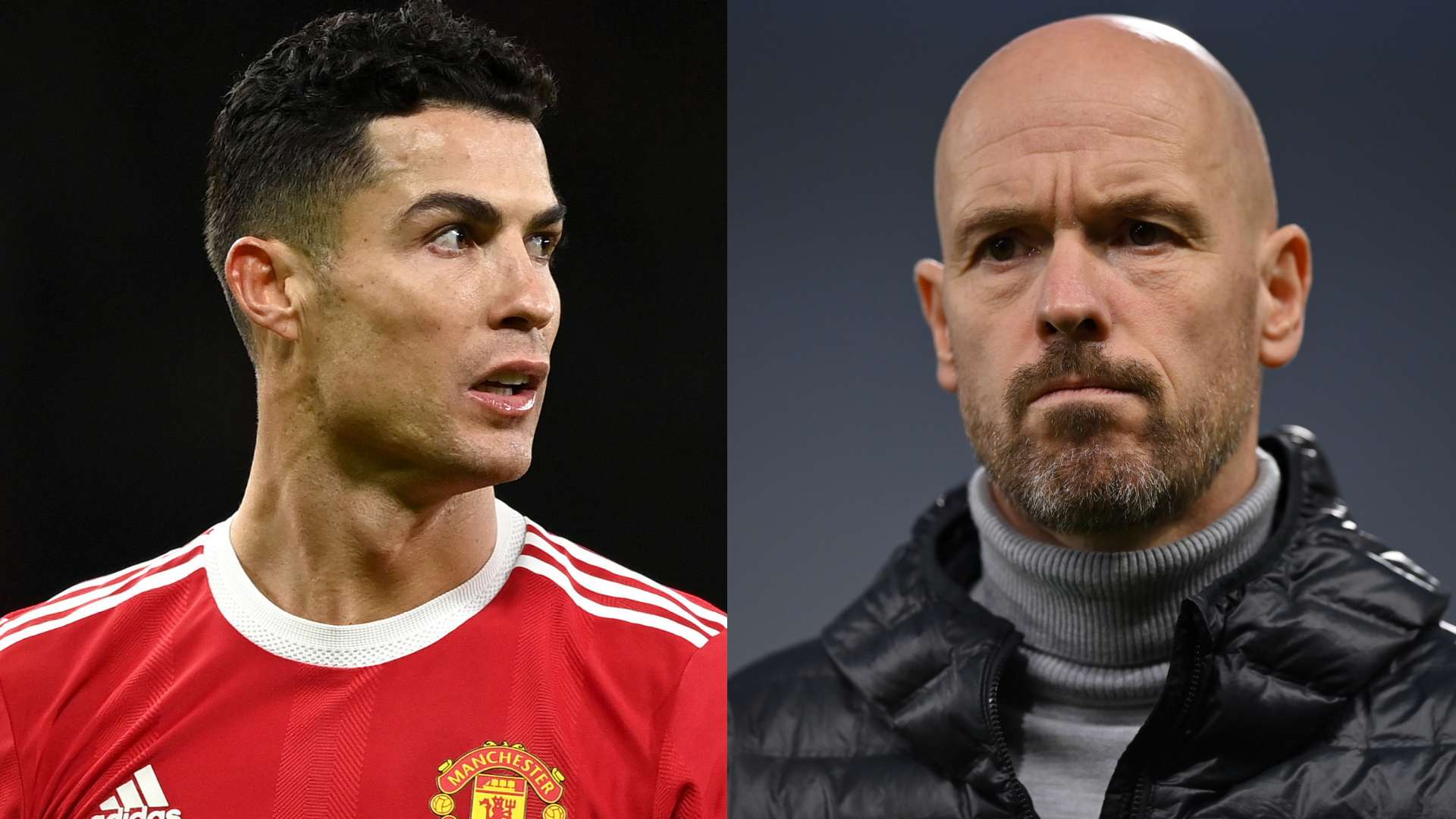 Cristiano Ronaldo Erik ten Hag Man Utd 2023-24