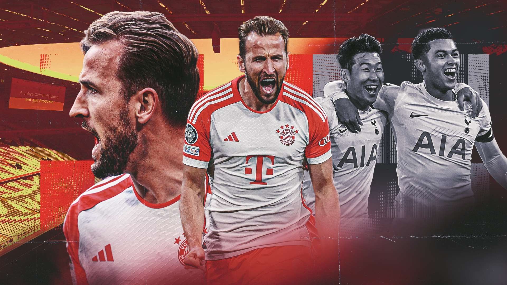 Harry Kane Bayern Tottenham GFX