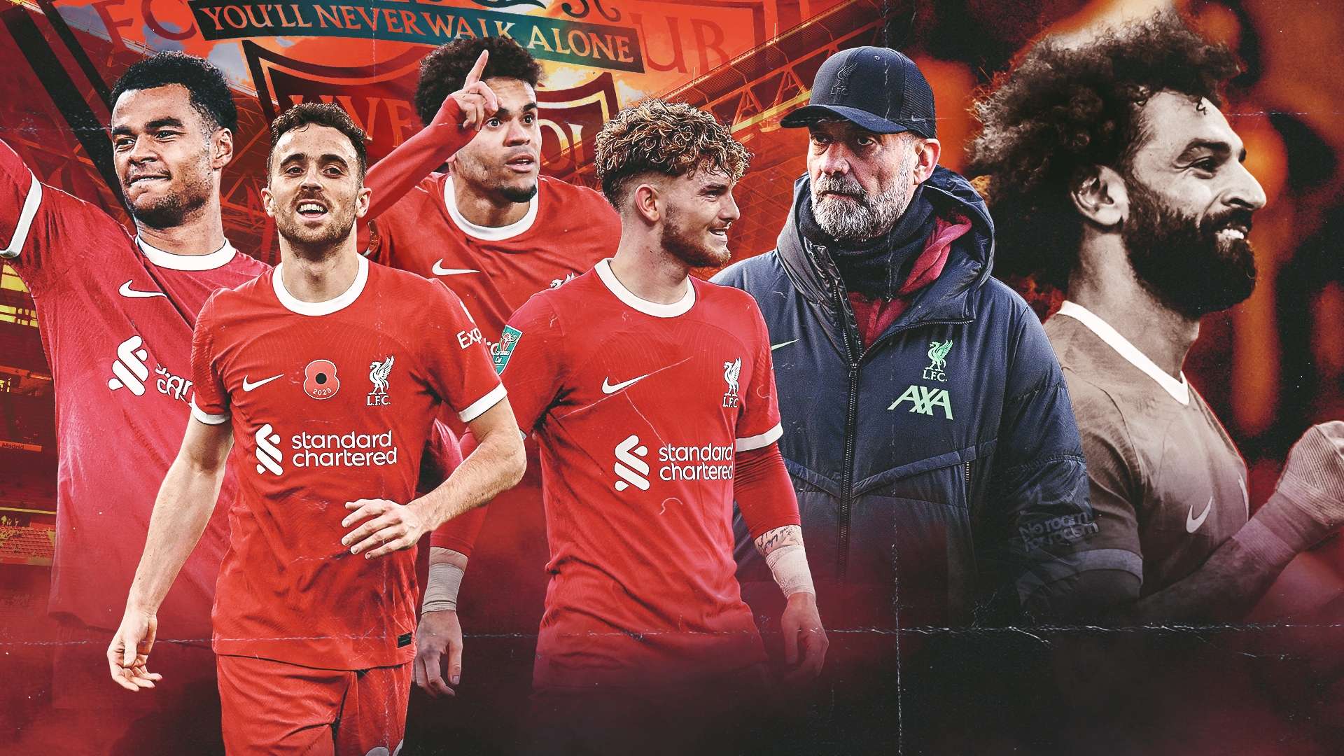 Liverpool replace Salah AFCON GFX