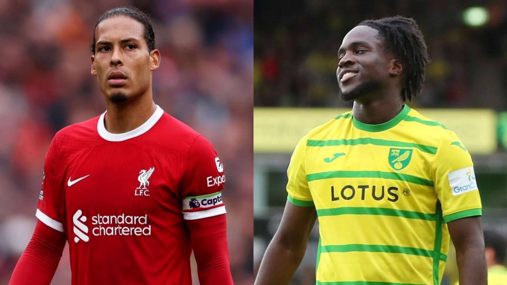 Virgil van Dijk Liverpool Jonathan Rowe Norwich