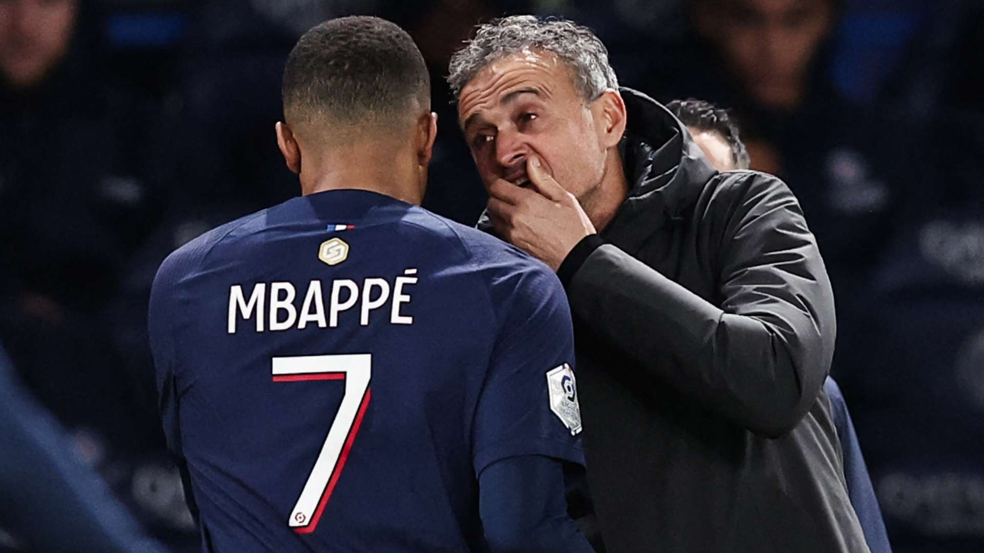 Kylian Mbappe Luis Enrique PSG