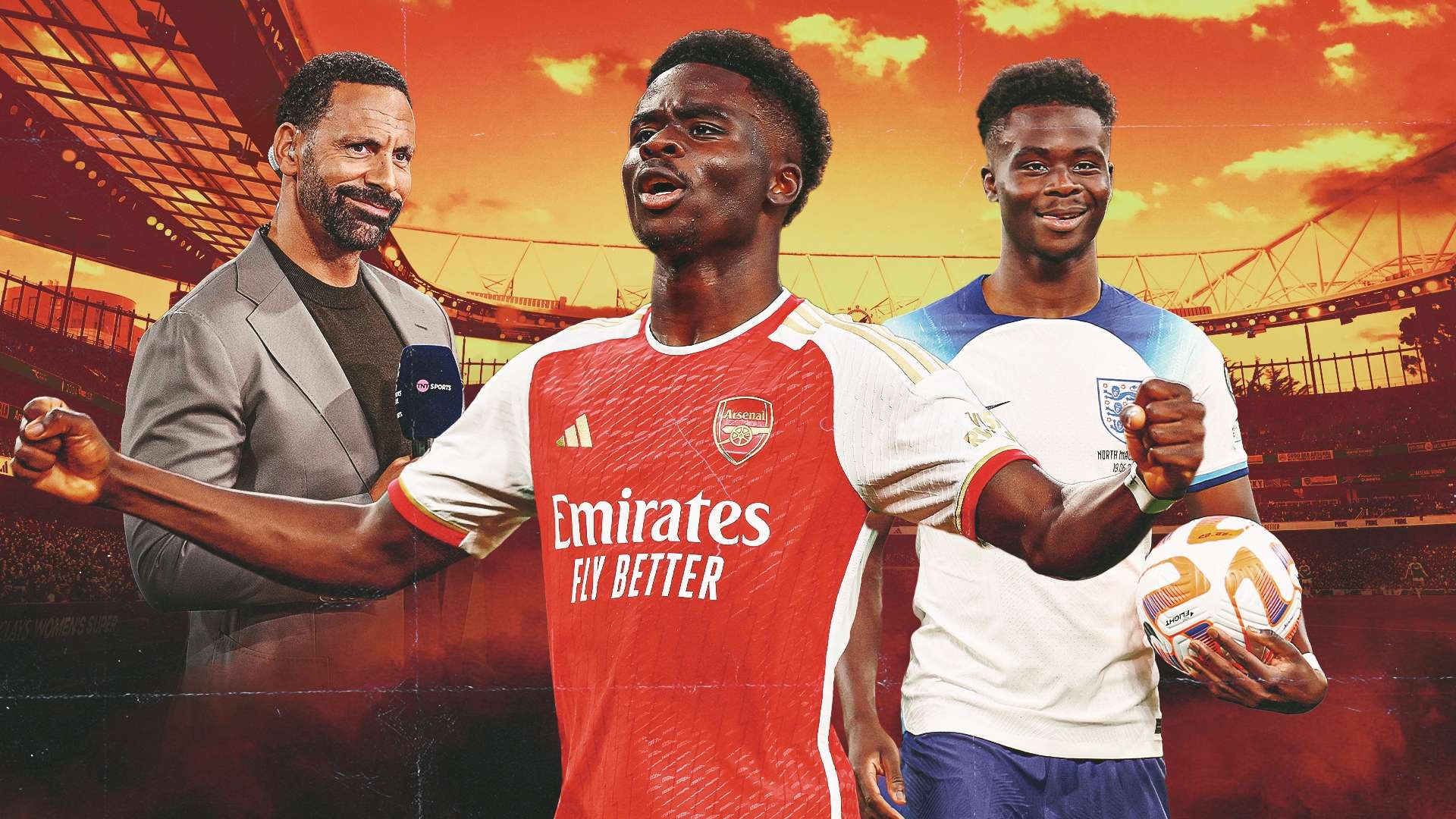 Bukayo Saka world-class GFX