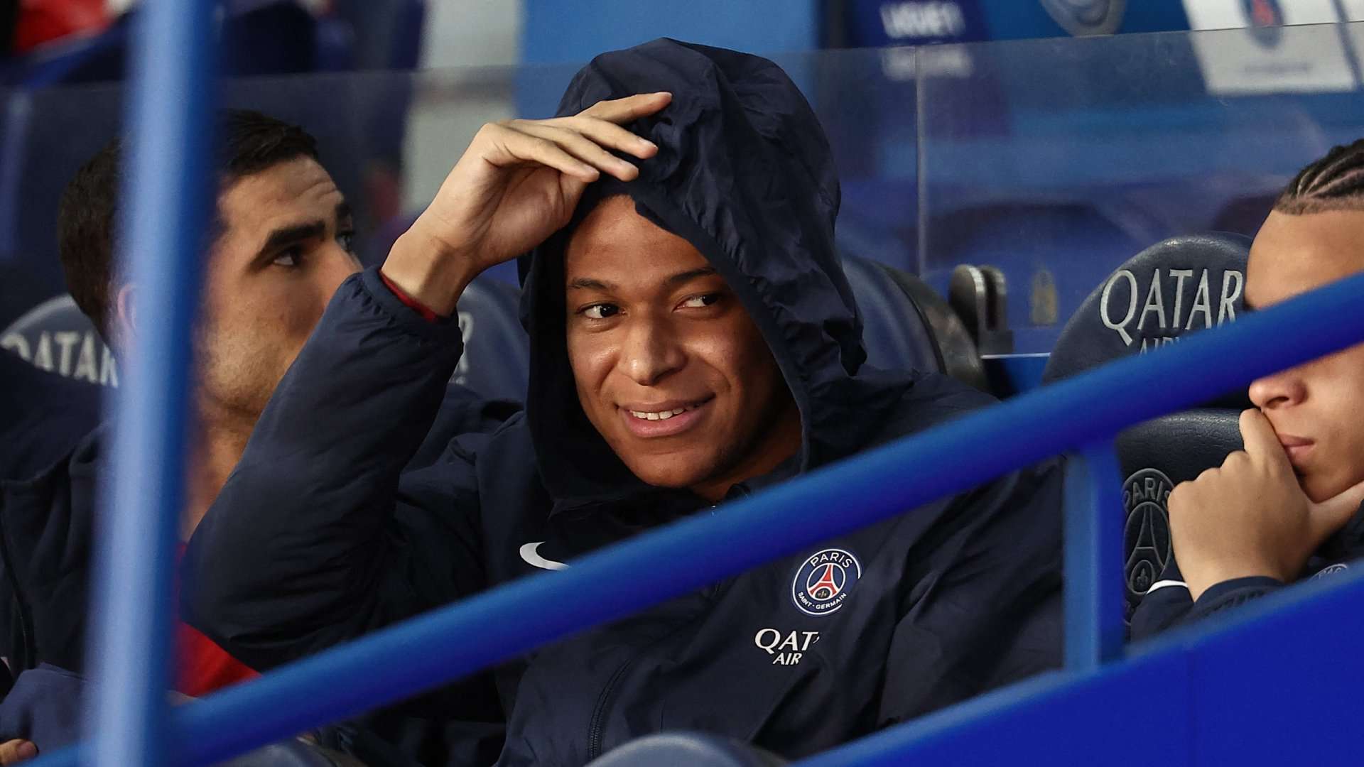 Kylian Mbappe bench Paris Saint-Germain 2023-24