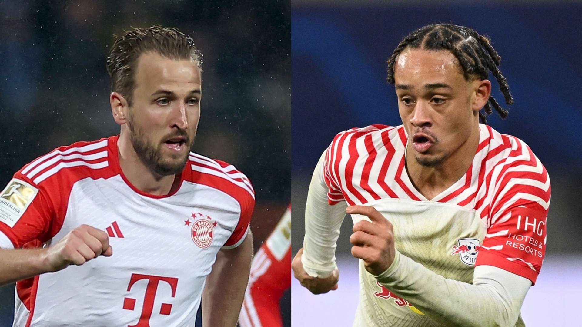 MP_Harry Kane_Bayern Munich vs Xavi Simons of Leipzig