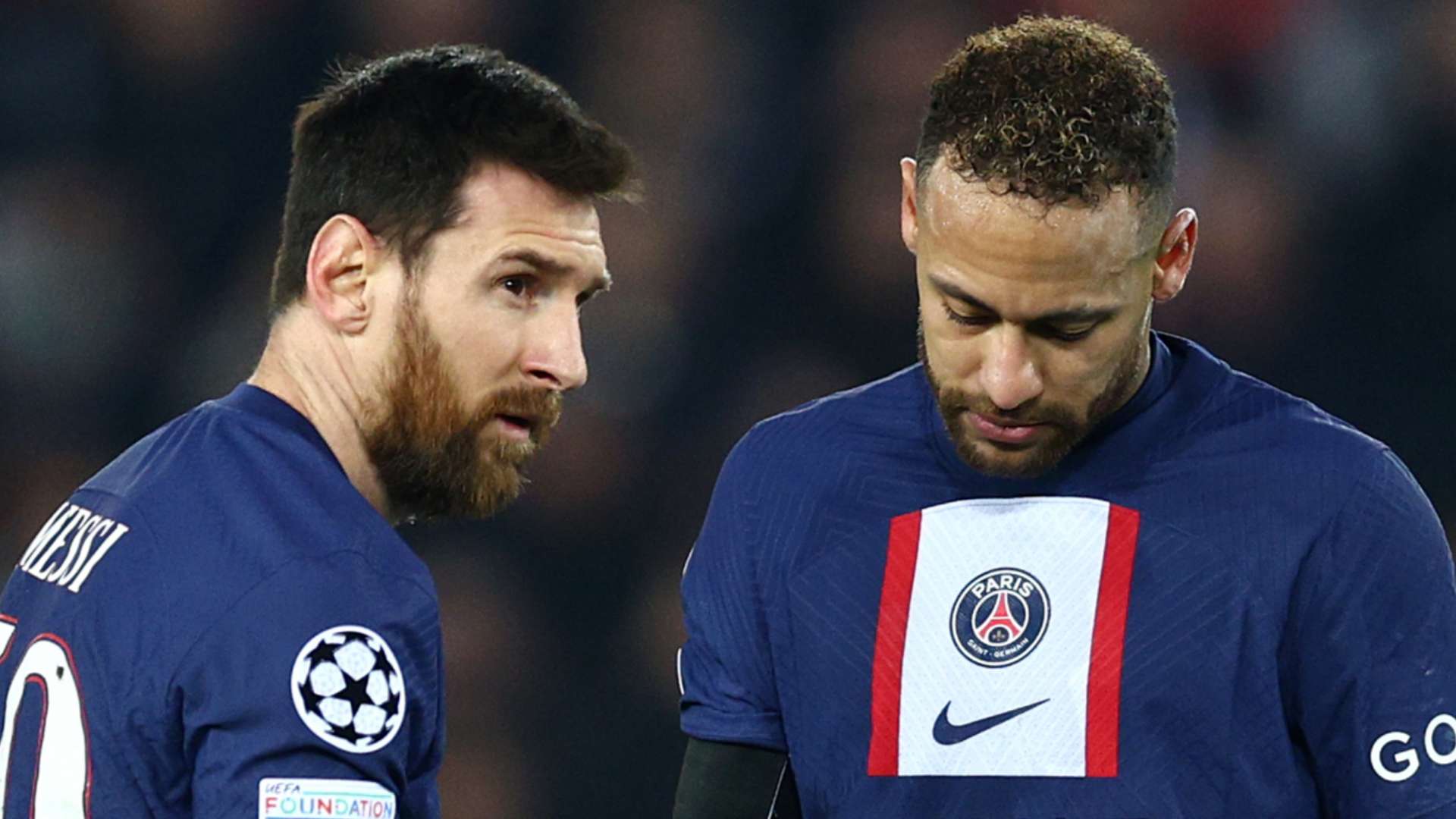 Lionel Messi Neymar PSG