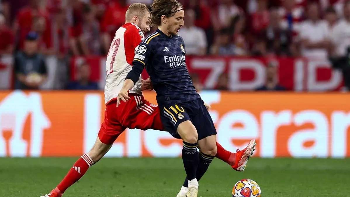 Luka Modric Bayern v Real Madrid