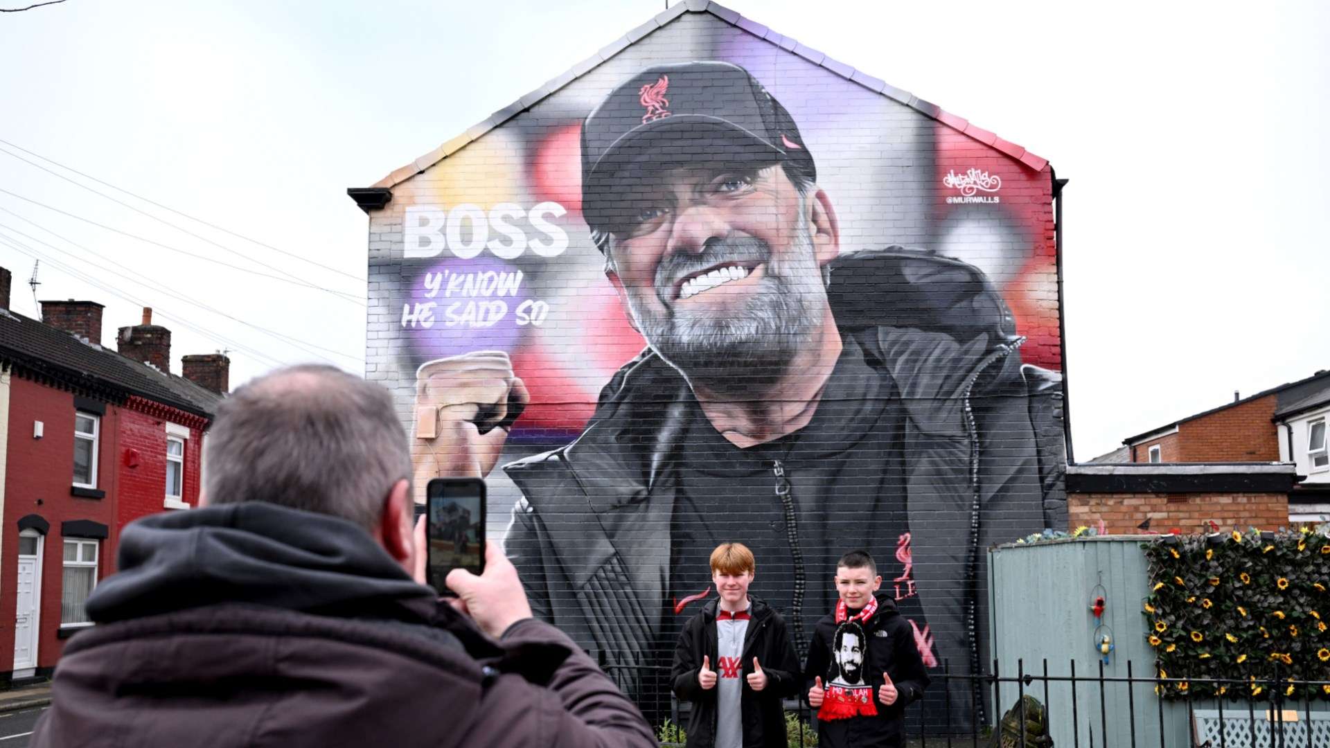 Jurgen Klopp mural Liverpool