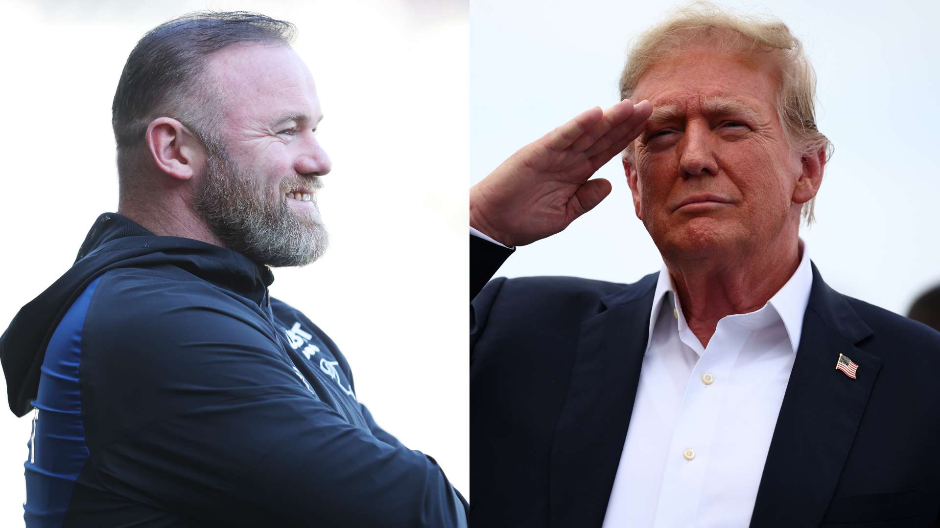 Wayne Rooney Donald Trump