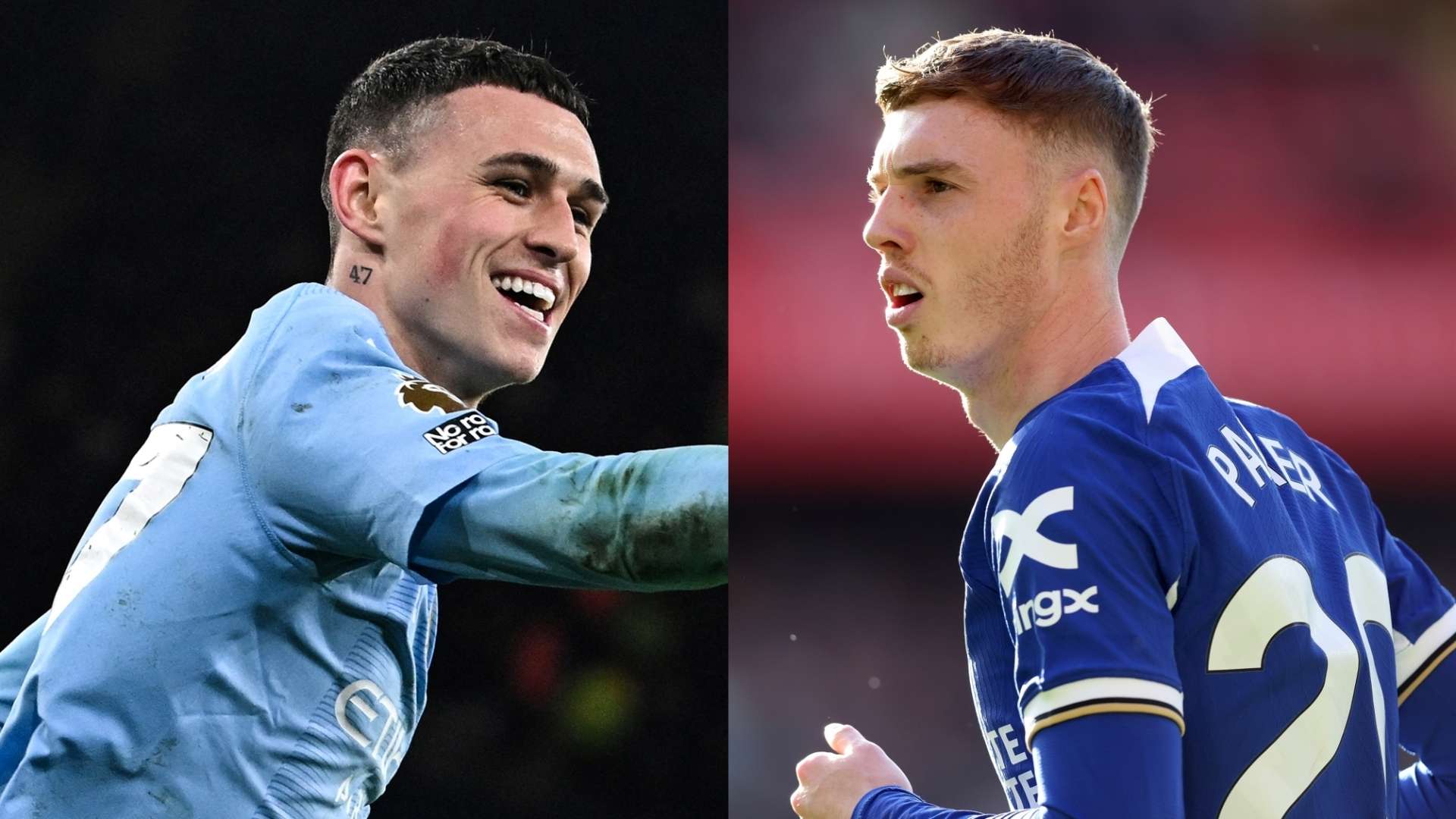 Phil Foden Man City Cole Palmer Chelsea