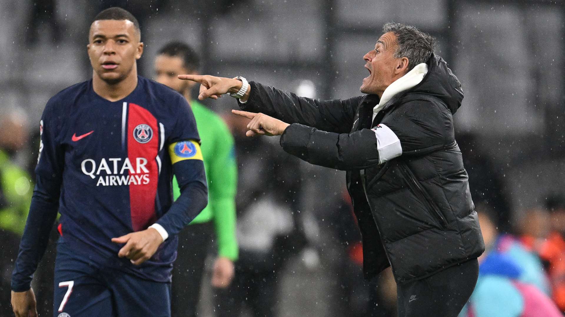 Luis Enrique Kylian Mbappe PSG