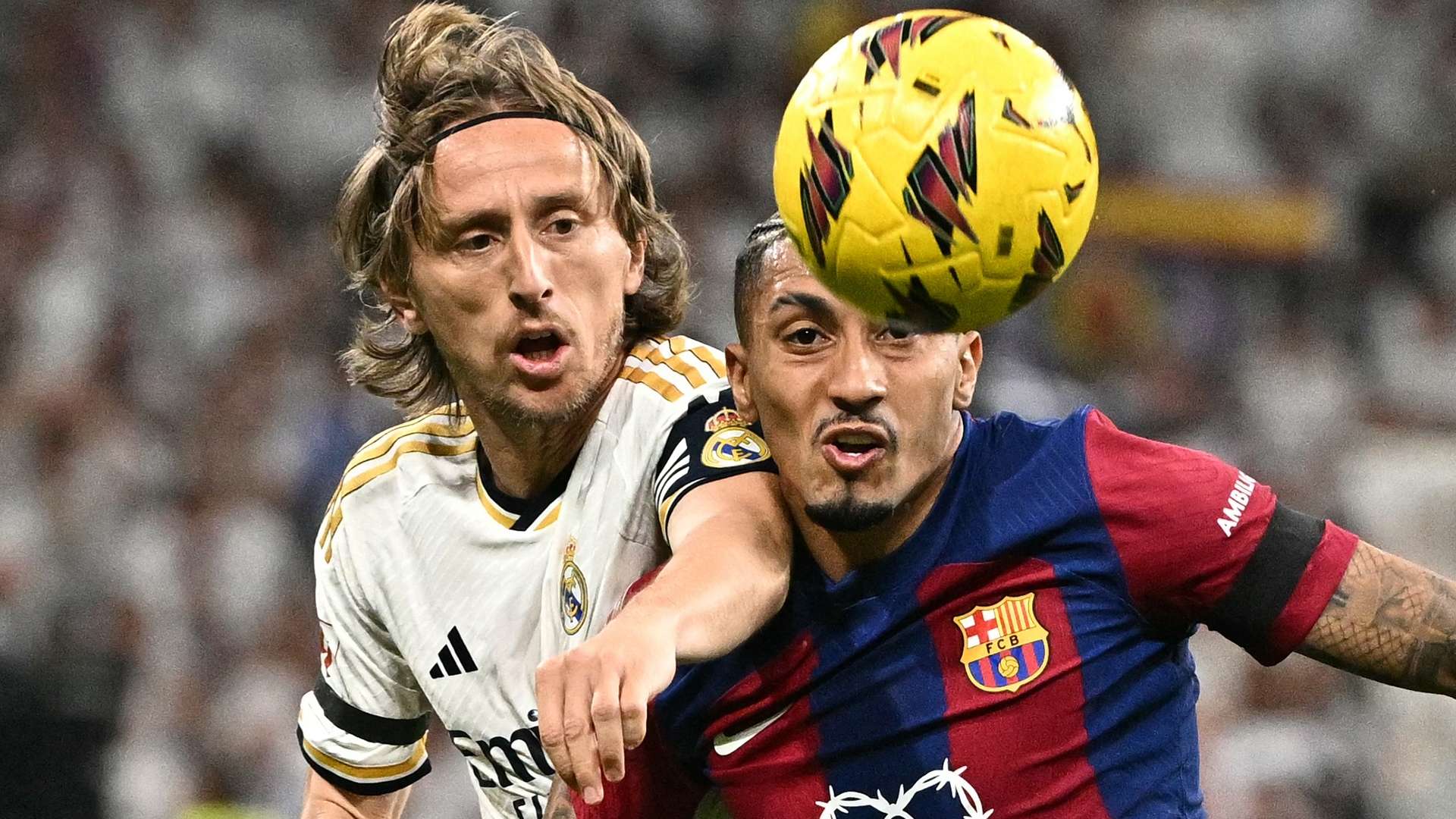 Modric Raphinha Real Madrid Barcelona LaLiga 2023-24