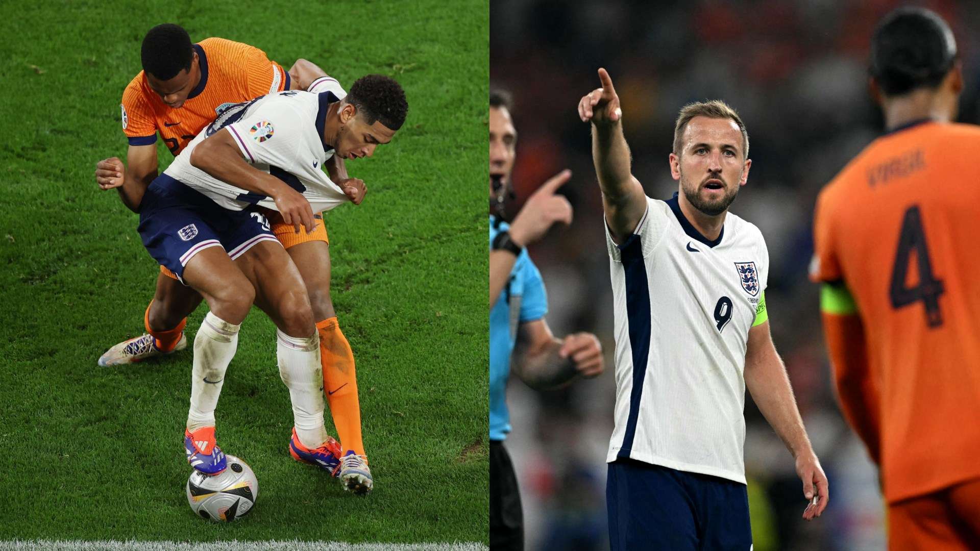 Netherlands England Euro 2024 Jude Bellingham Harry Kane