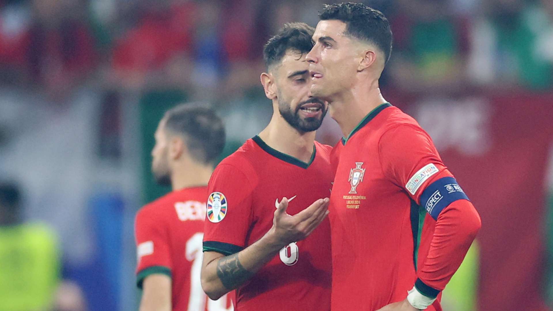 Cristiano Ronaldo Bruno Fernandes Portugal Euro 2024