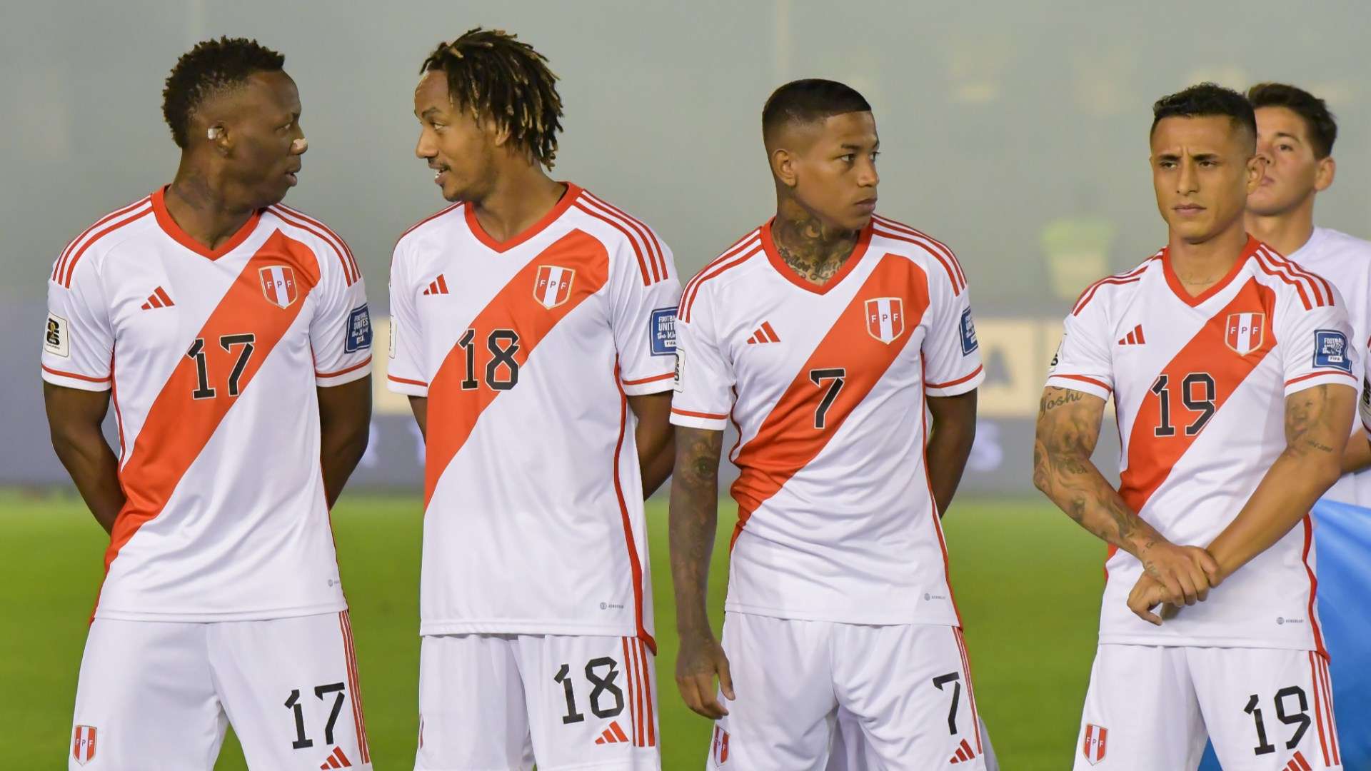 Franco Zanelatto, Andre Carillo, Joao Grimaldo, Yoshimar Yotun Peru