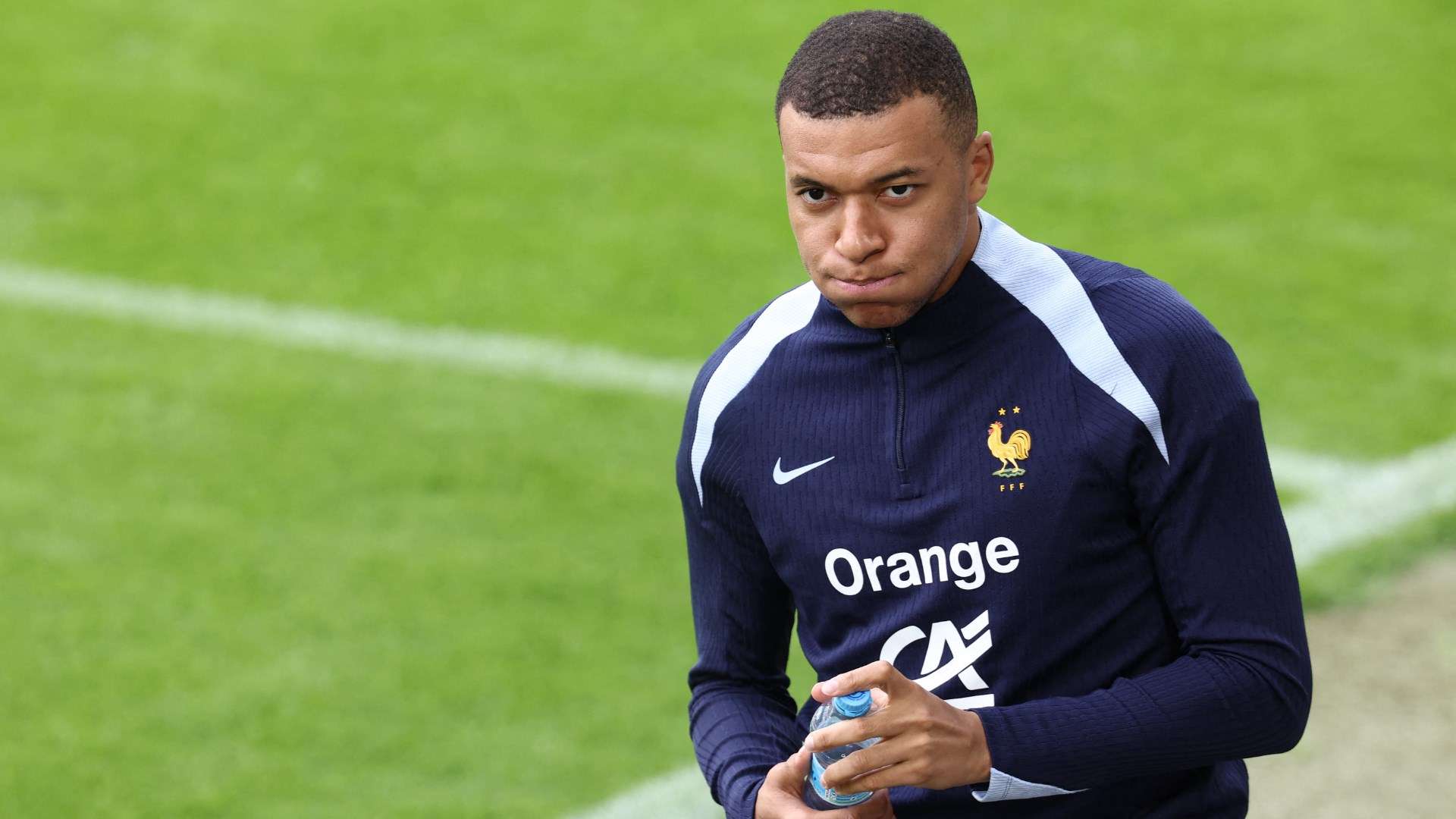 Kylian Mbappe France training 2024