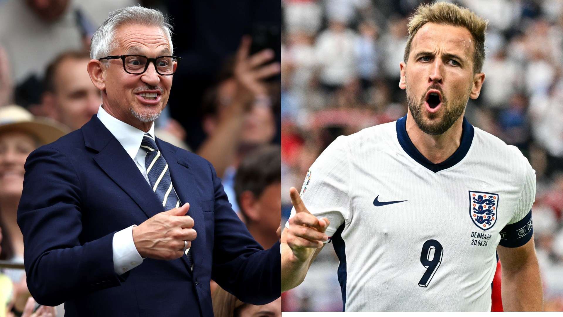 Gary Lineker Harry Kane split 2024