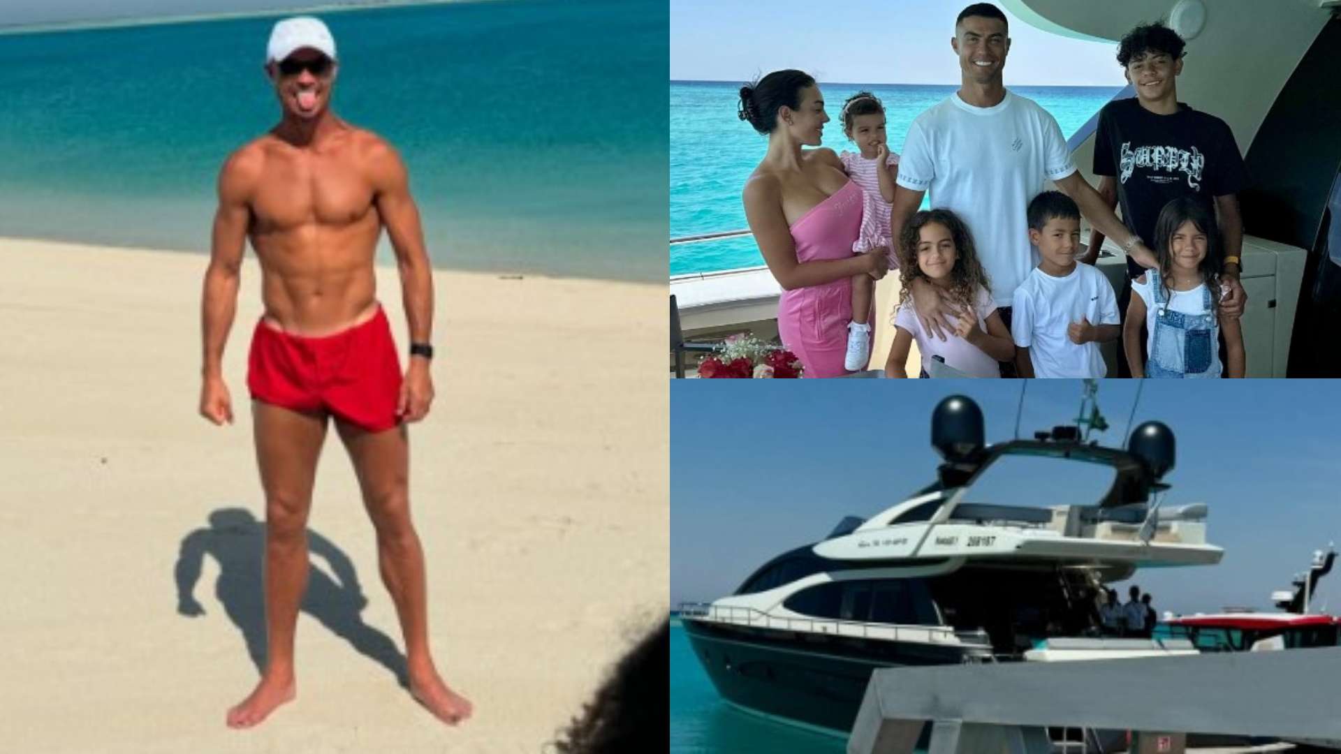 Cristiano Ronaldo Georgina Rodriguez yacht 2024