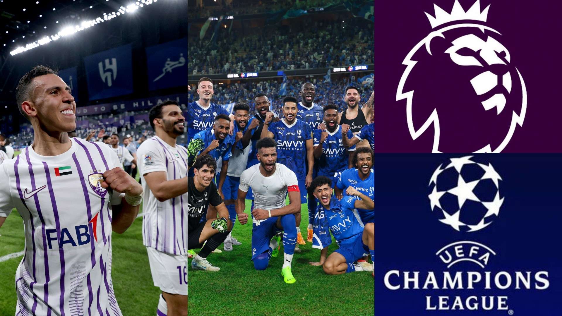 al hilal - al ain - EPL - UCL