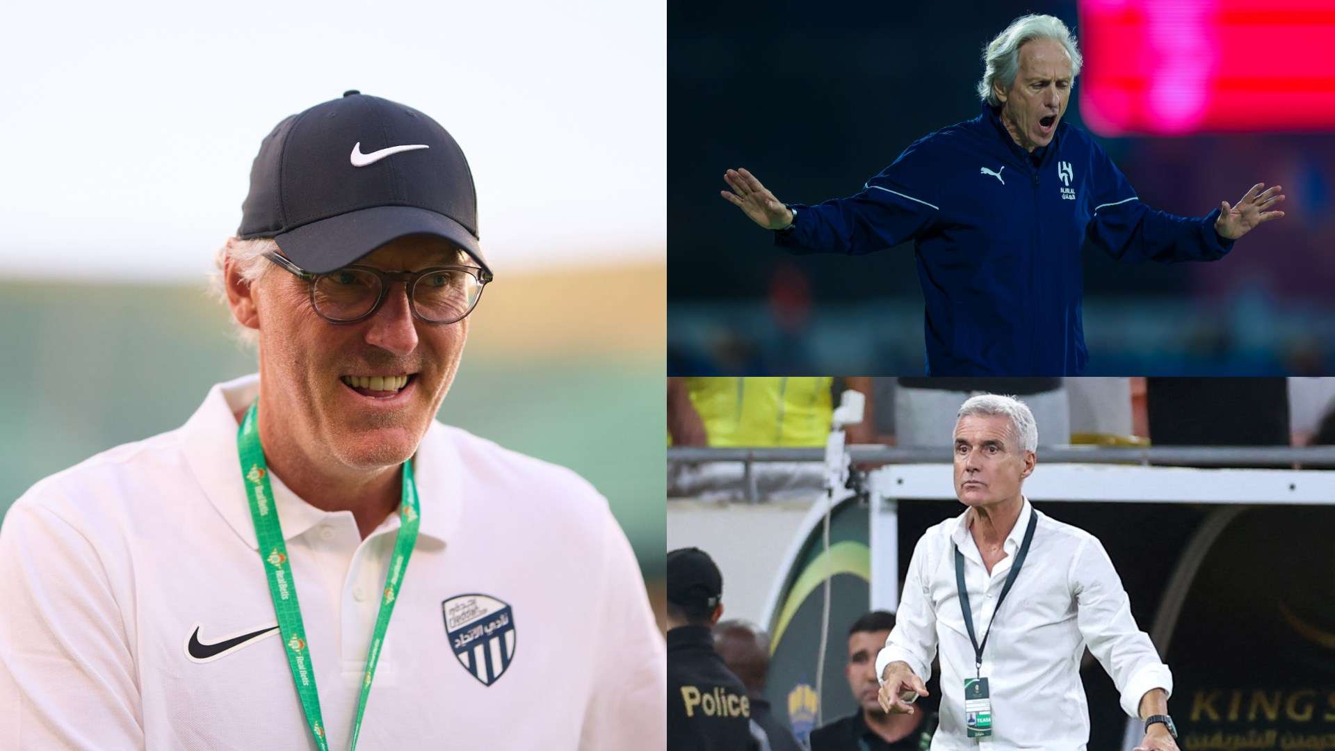 Laurent Blanc - jorge jesus - luis castro