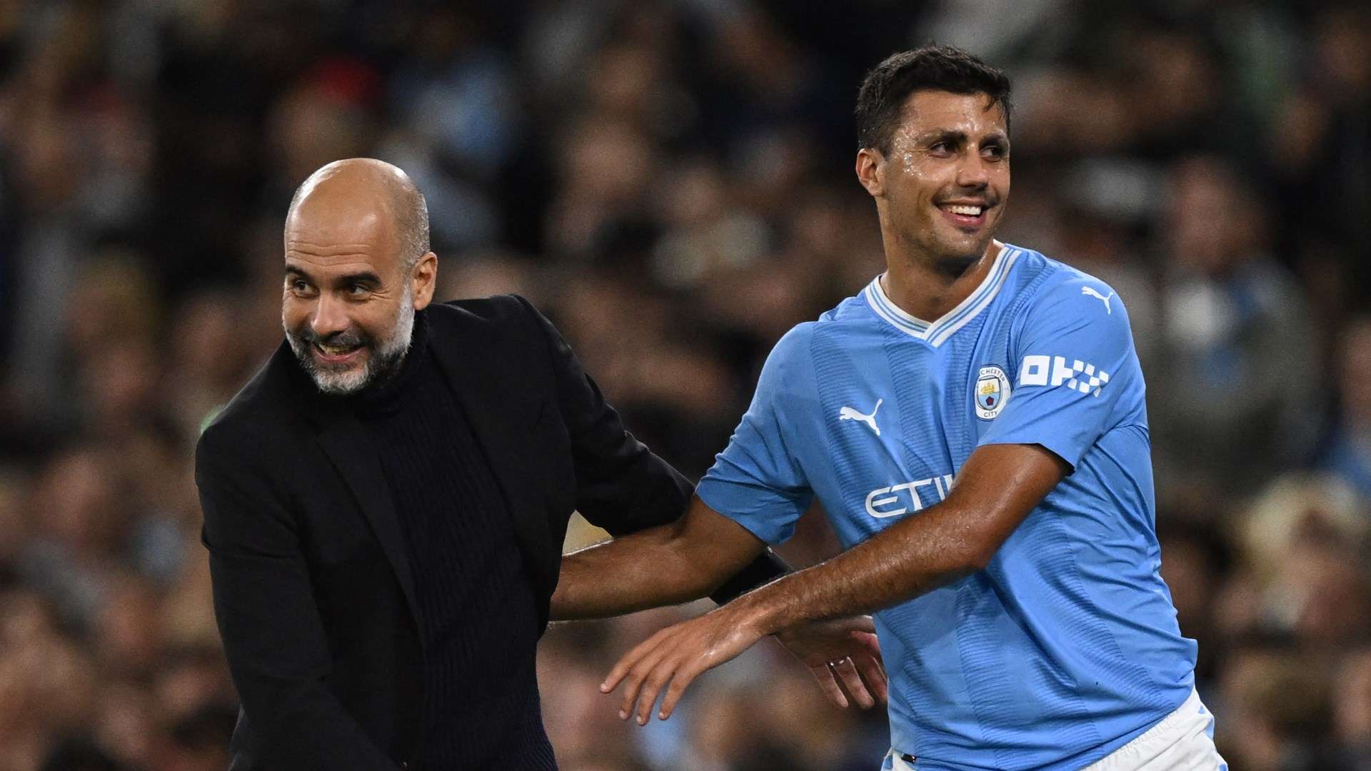 Pep Guardiola Rodri Man City