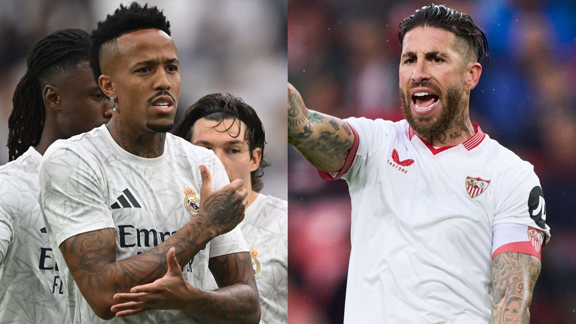 Eder Militao Sergio Ramos split