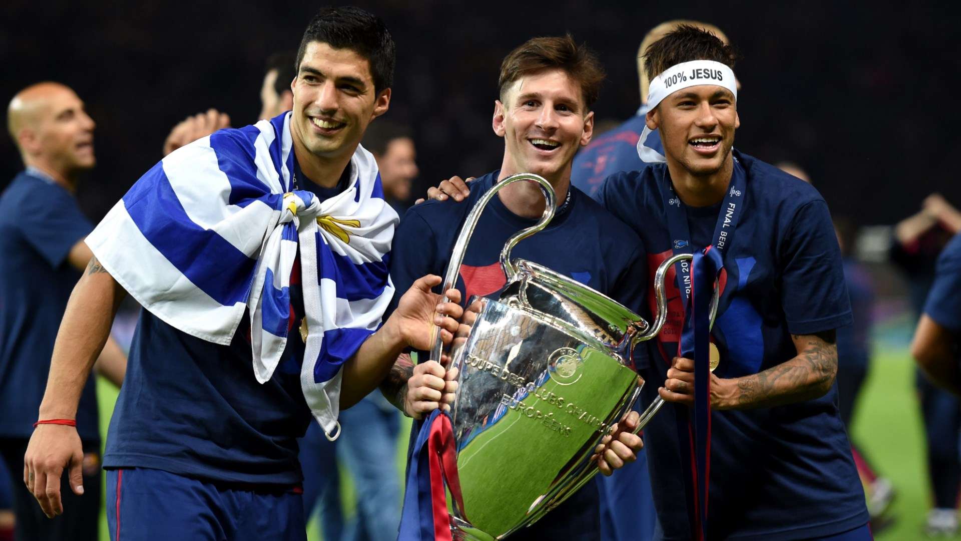 Lionel Messi Luis Suarez Neymar Barcelona Juventus 2015 Champions League