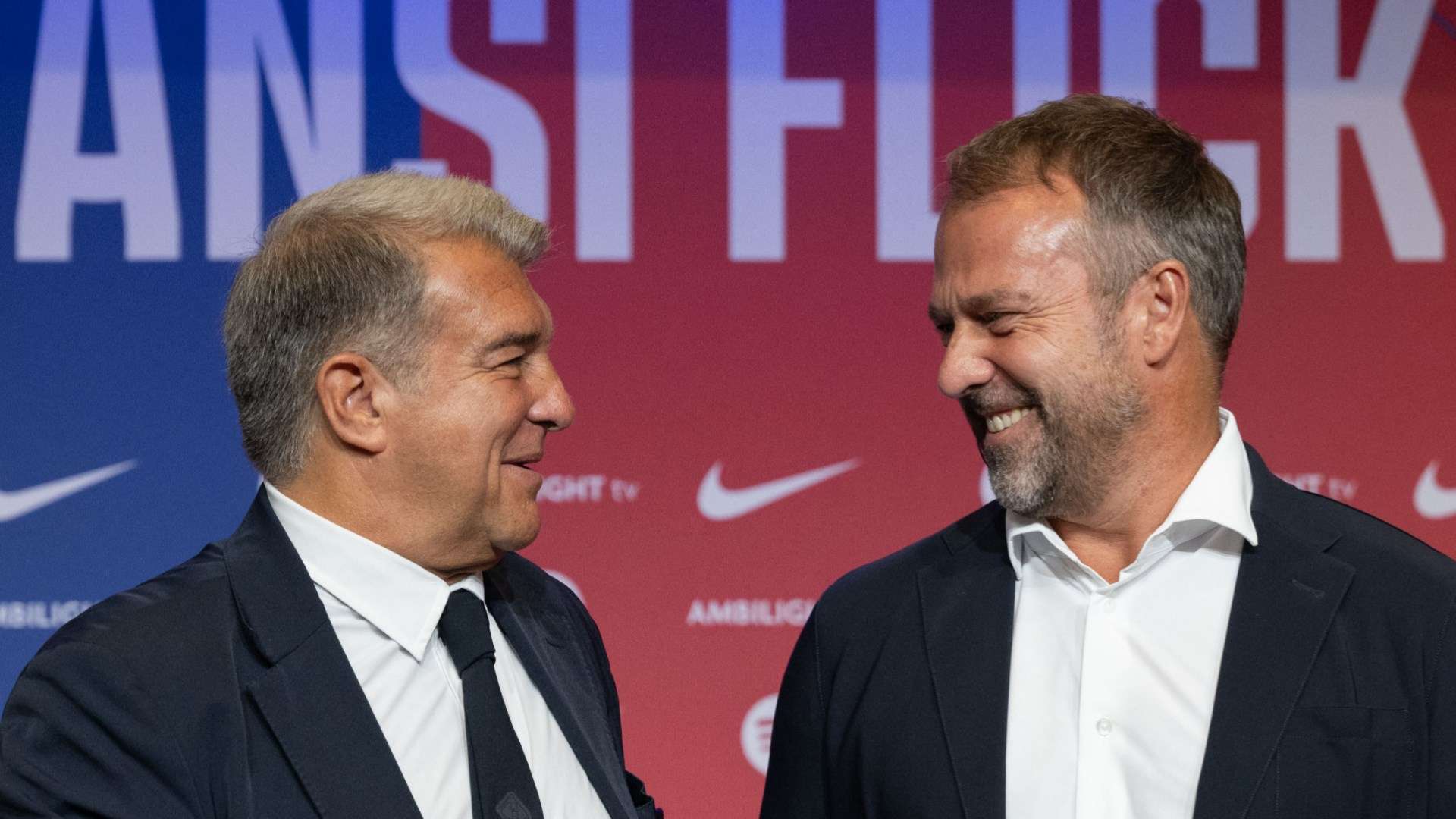 Laporta Flick Barcelona 2024