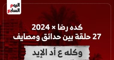 برنامج كده رضا × 2024.. 27 حلقة بين حدائق ومصايف وكله ع أد الإيد