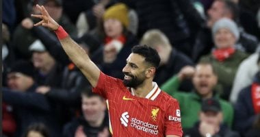 محمد صلاح يزامل أساطير الدورى الإنجليزى الأكثر مساهمة تهديفية فى عام واحد