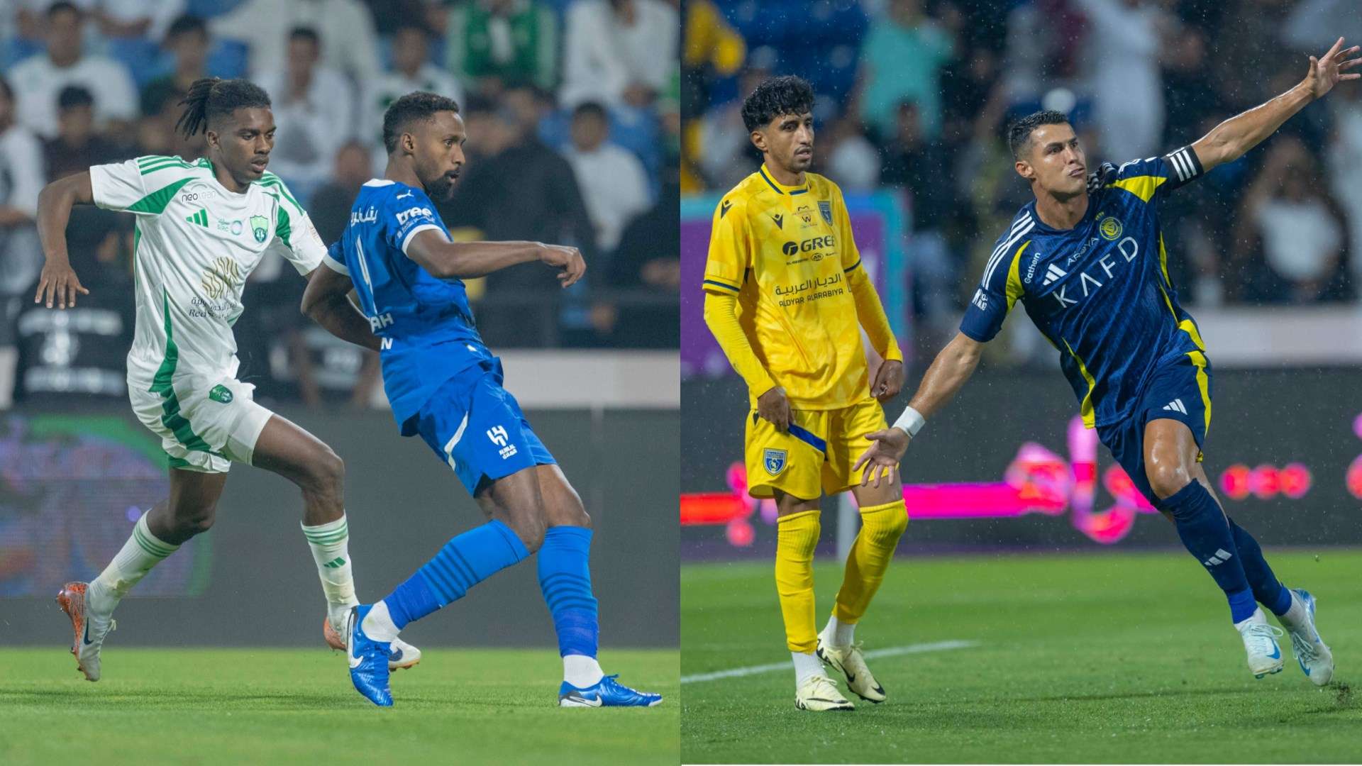 دفاع النصر أمام الفتح في الدوري السعودي 