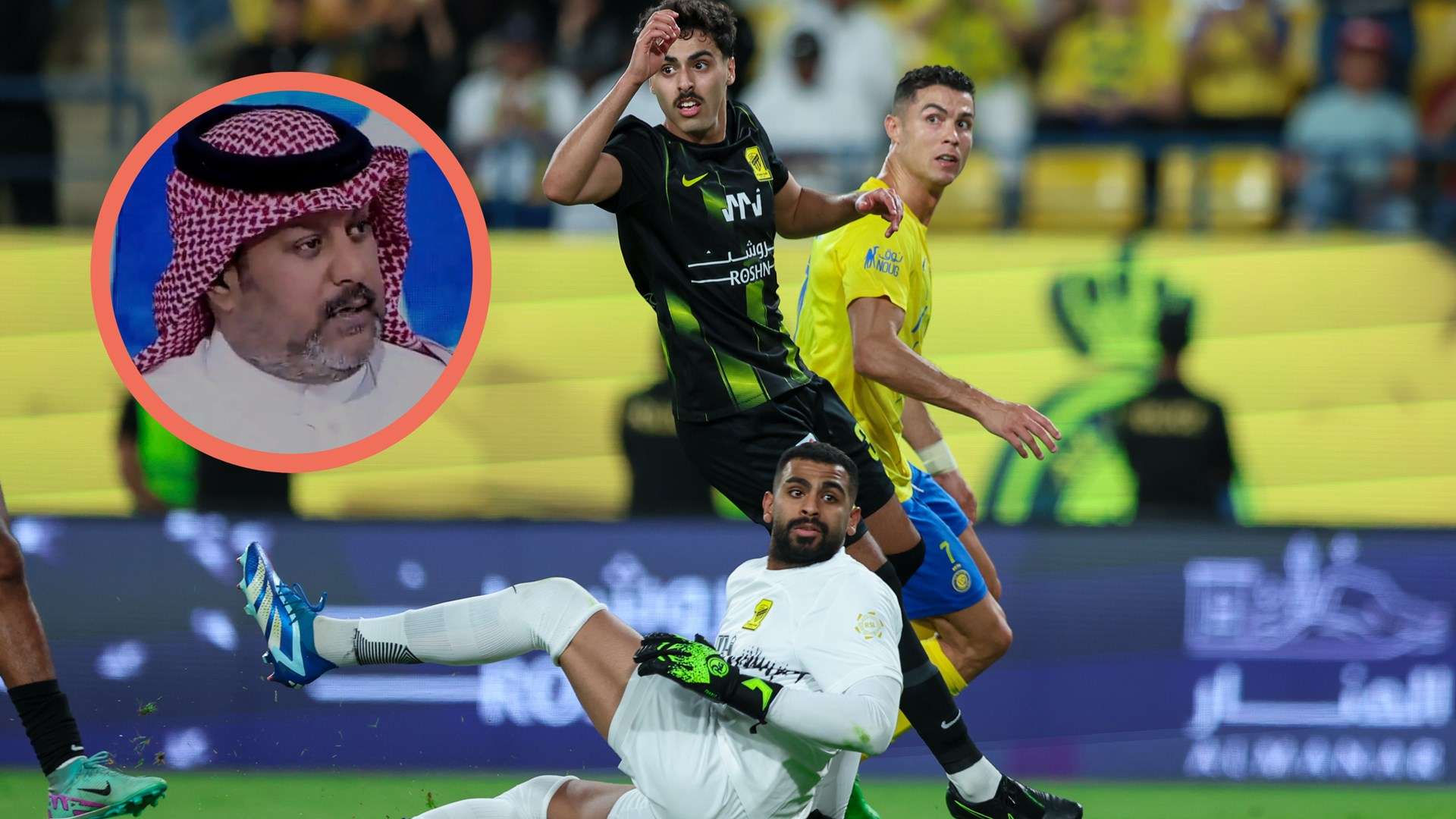 خط وسط الهلال أمام الرياض في الدوري السعودي 